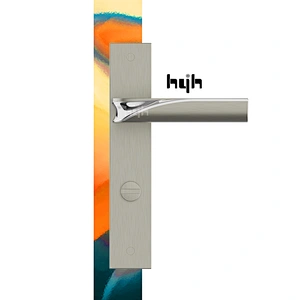 Good Finish And Quality Modern Simple Design Wood Door Handle Lock
